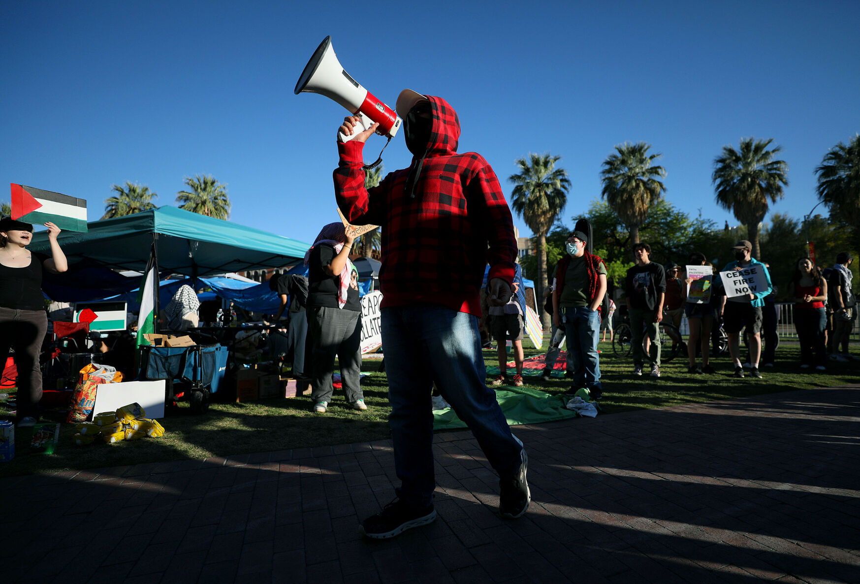Pro-Palestinian 'encampment' at UA